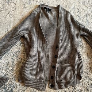 Forever 21 Grey Cardigan size small